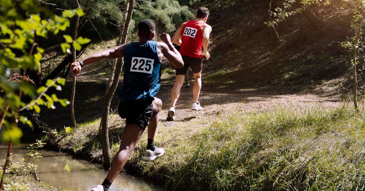 coureur trail homme